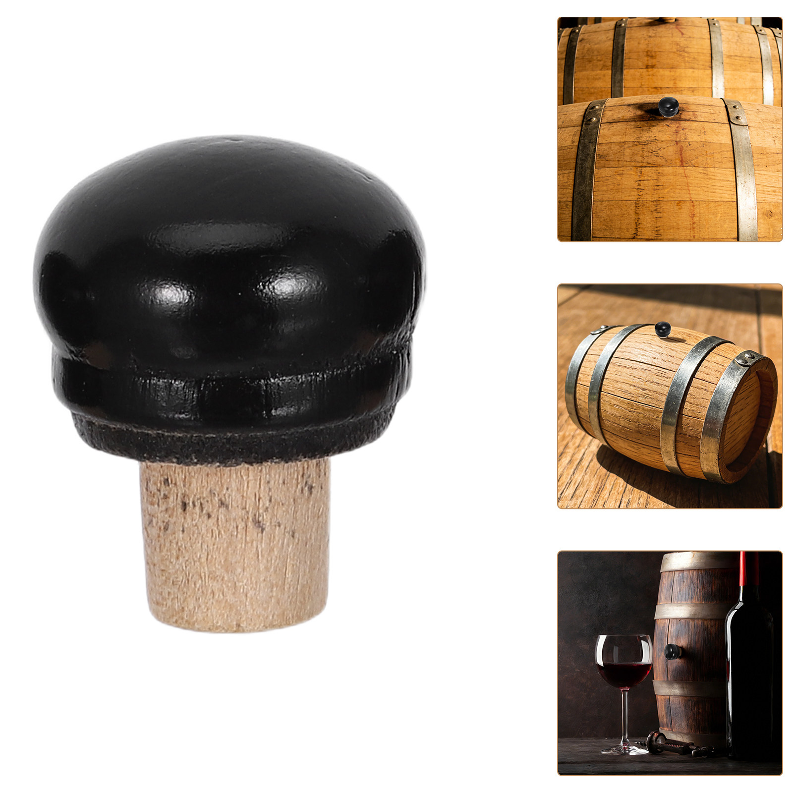 Wine Beer Glass Set - Juego de Tapones de Corcho para