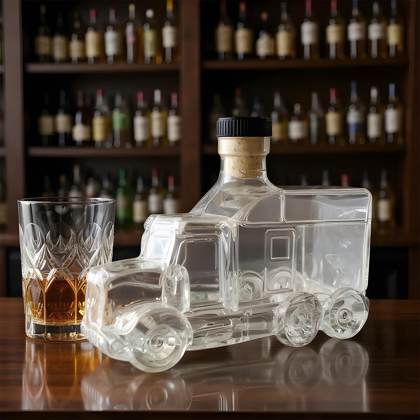 Wine Beer Truck - Decantador de whisky para medio camión,