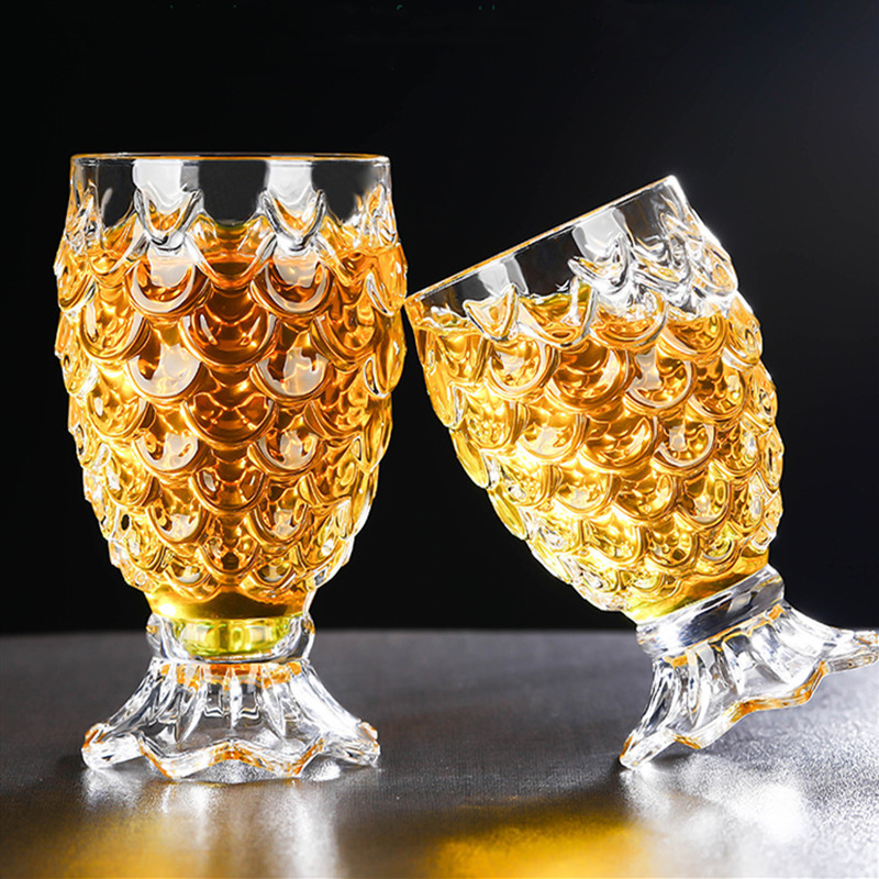 Wine Beer Glass Set - Vaso de cristal transparente para cerveza,
