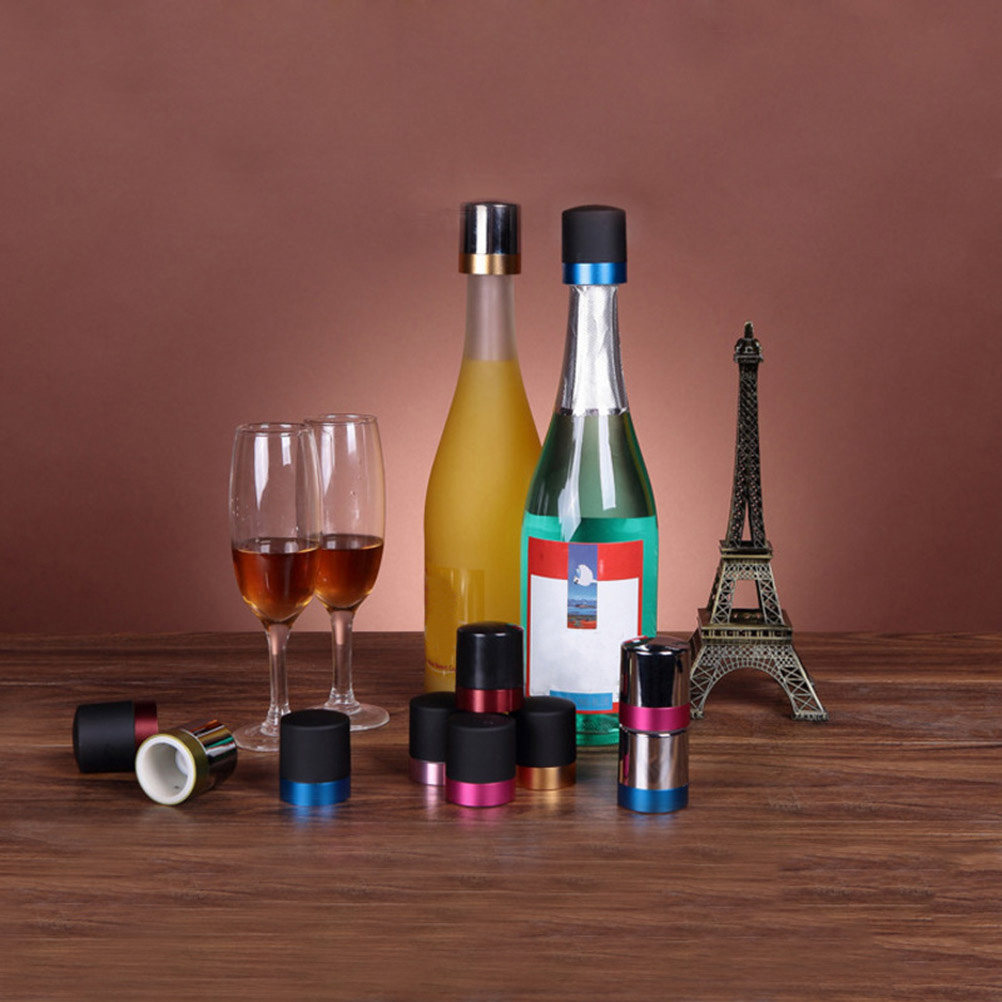Juego de 4 Tapones de Vino de  - Wine Beer Glass Set reseña y precio