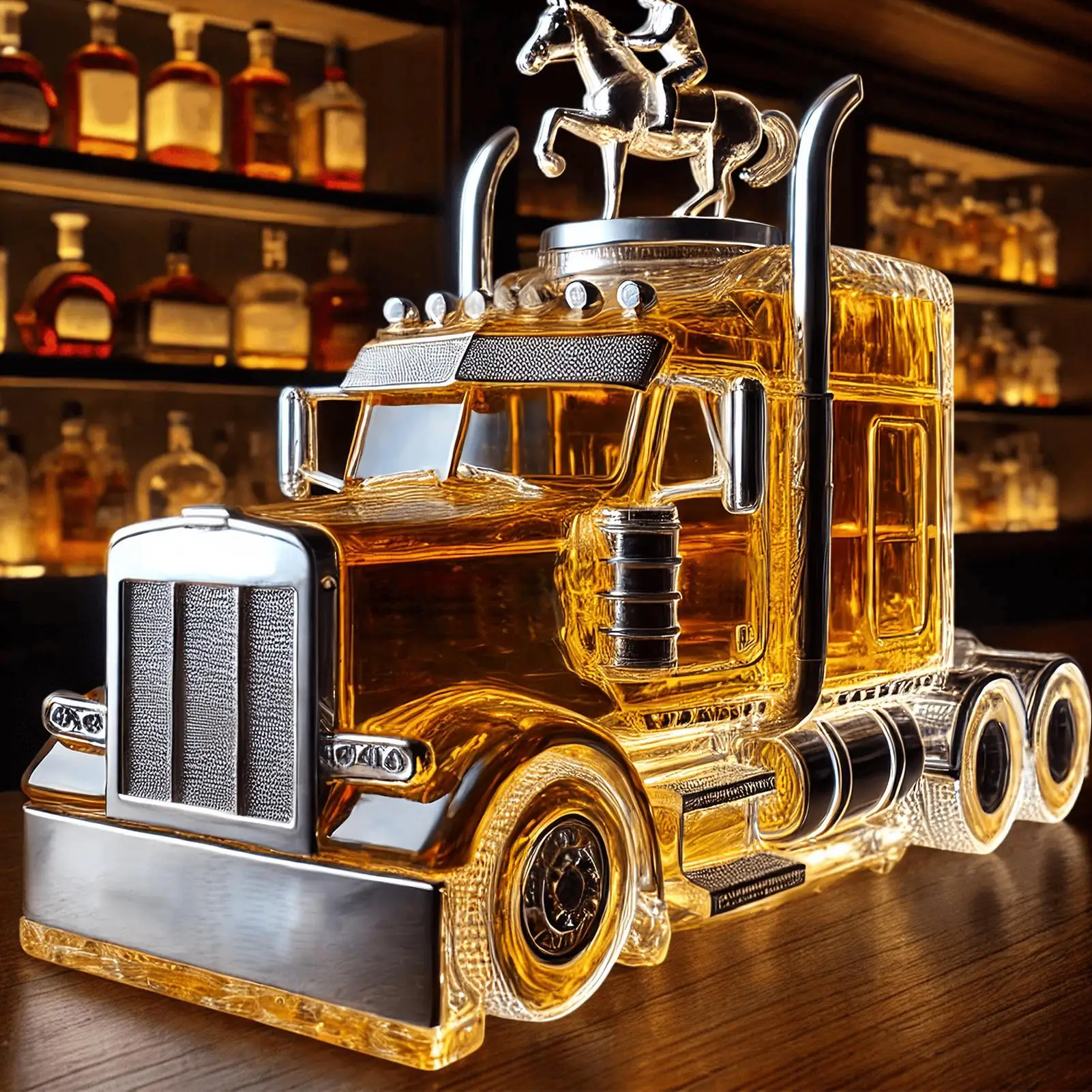 Decantador de whisky decorativ - Wine Beer Truck reseña y precio