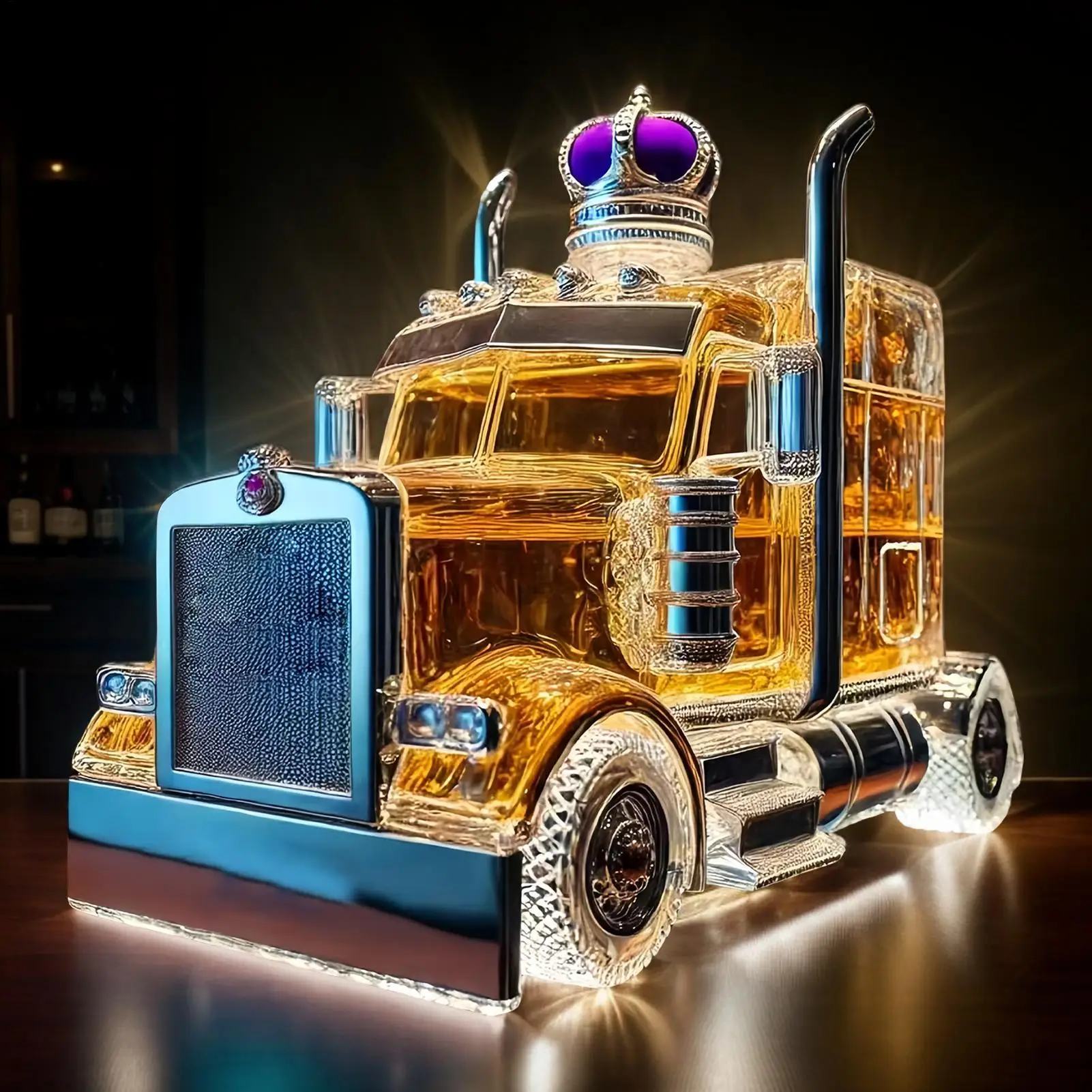 Decantador de whisky decorativ - Wine Beer Truck reseña y precio