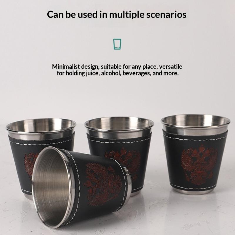Juego de 4 tazas de viaje para - Wine Beer Glass Set reseña y precio