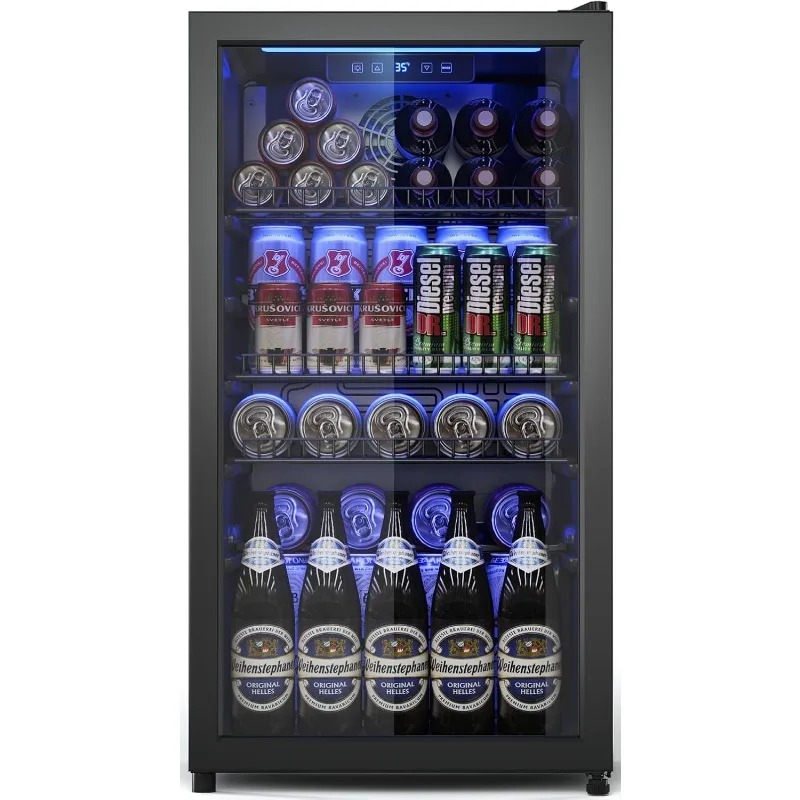 Refrigerador de bebidas, minir - Wine Beer Mini Fridge reseña y precio