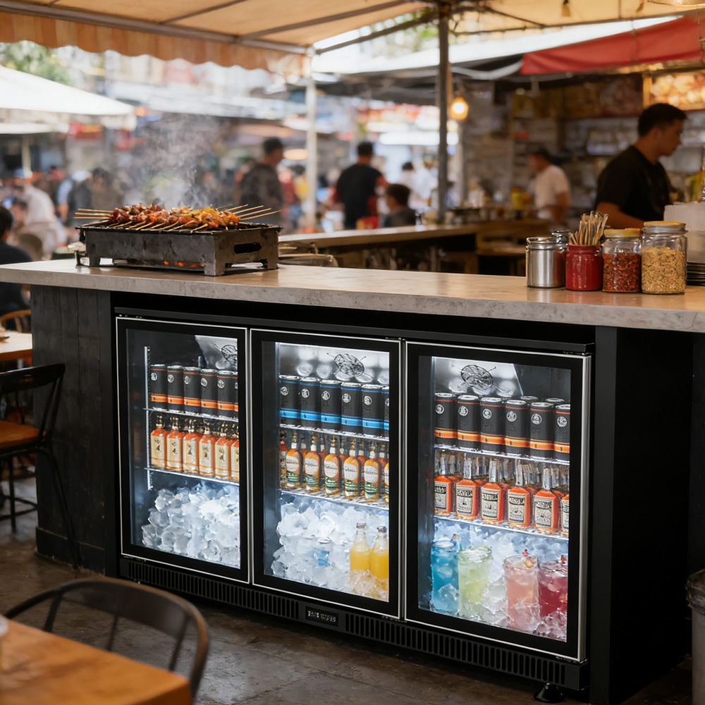 Refrigerador de Bar con Puerta - Wine Beer Mini Fridge reseña y precio